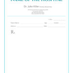 Free Medical Prescription Format | Download In 2019 Throughout Doctors Prescription Template Word