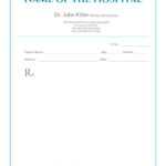 Free Medical Prescription Format | Download In 2019 With Regard To Blank Prescription Form Template