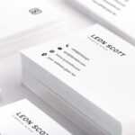 Free Minimal Elegant Business Card Template (Psd) Intended For Name Card Photoshop Template