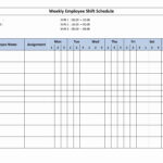 Free Monthly Work Schedule Template | Weekly Employee 8 Hour in Blank Monthly Work Schedule Template
