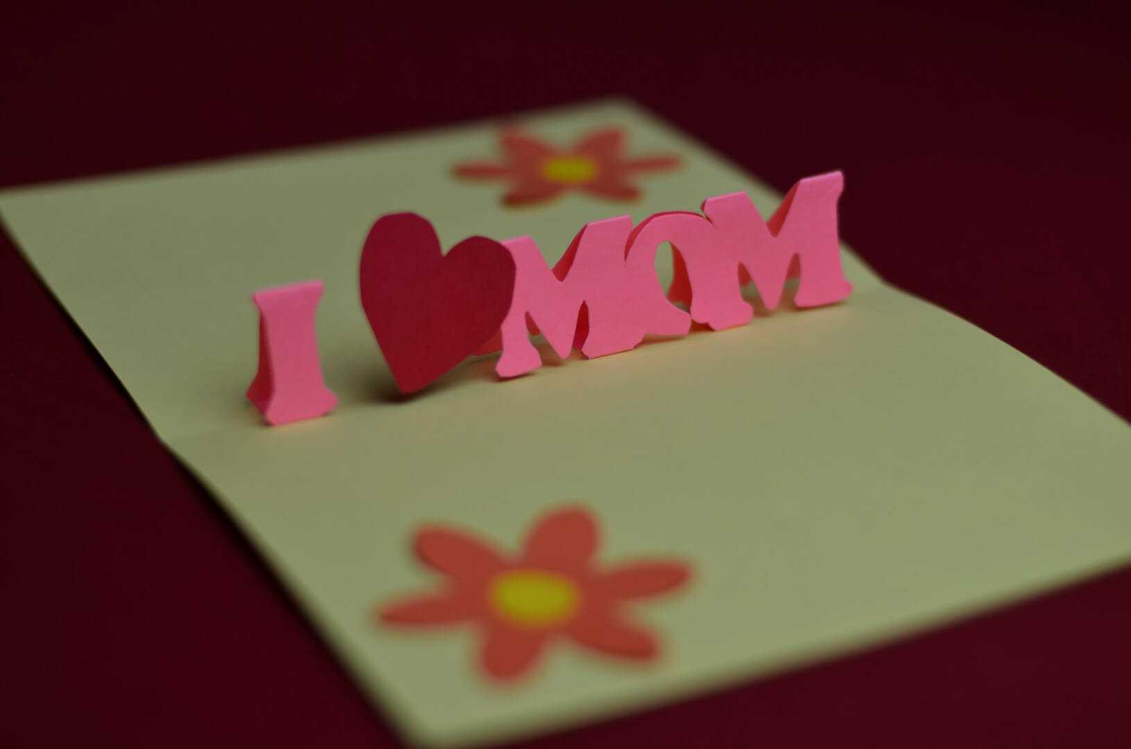 Free Mother's Day Pop Up Card Template And Tutorial Within Templates For Pop Up Cards Free