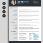 Free Ms.word Resume And Cv Template | Collateral Design With Microsoft Word Resumes Templates