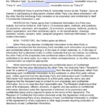 Free Mutual Non Disclosure Agreement (Nda) | Pdf | Word (.docx) In Nda Template Word Document