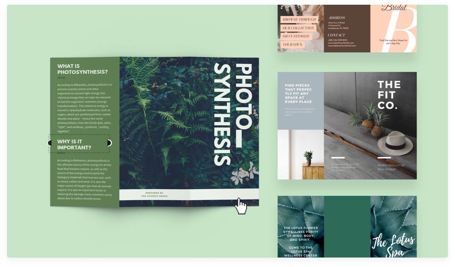 Free Online Brochure Maker: Design A Custom Brochure In Canva With Online Free Brochure Design Templates
