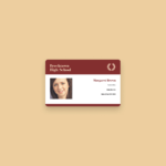 Free Online Id Maker: Design A Custom Id In Canva in High School Id Card Template