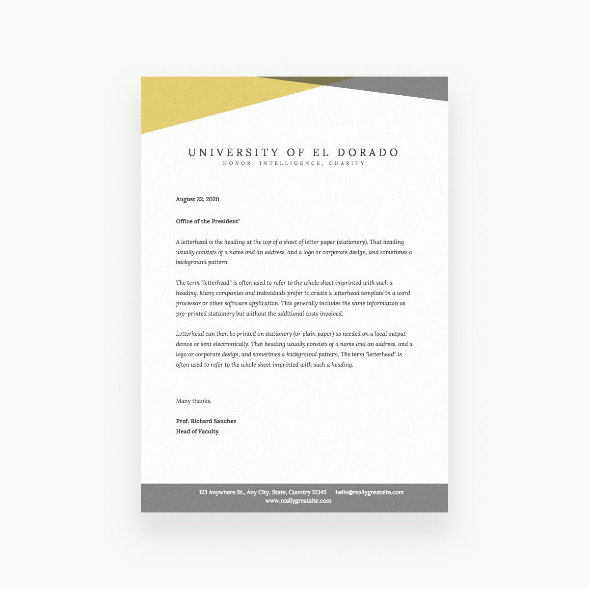 Free Online Letterhead Maker With Stunning Designs – Canva Regarding Headed Letter Template Word