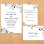 Free Pdf Templates. Easy To Edit And Print At Home. Elegant With Regard To Free Printable Wedding Rsvp Card Templates