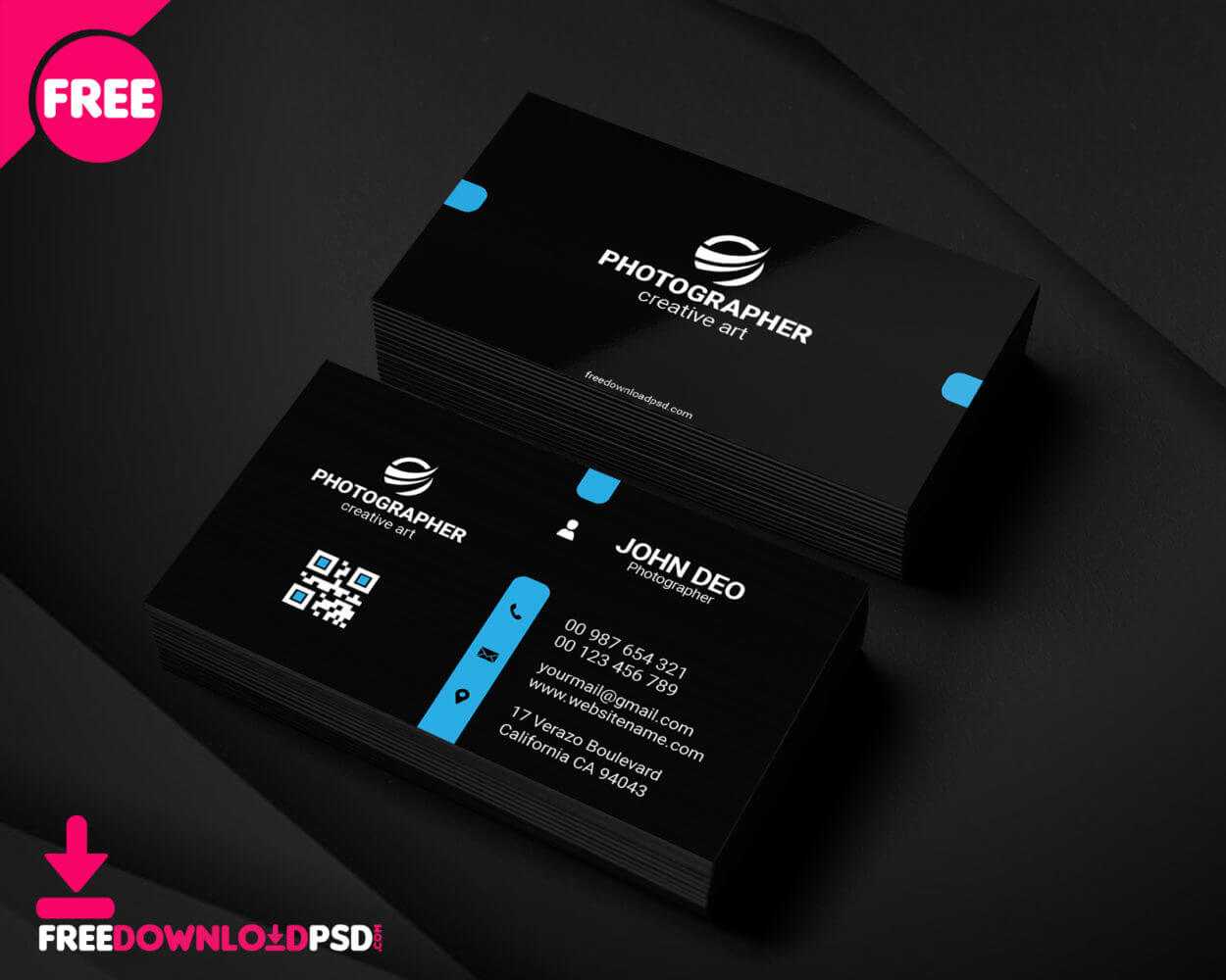 Free Personal Business Card Template | Freedownloadpsd Intended For Free Personal Business Card Templates