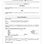 Free Personal Loan Agreement Form Template – $1000 Approved Throughout Blank Loan Agreement Template