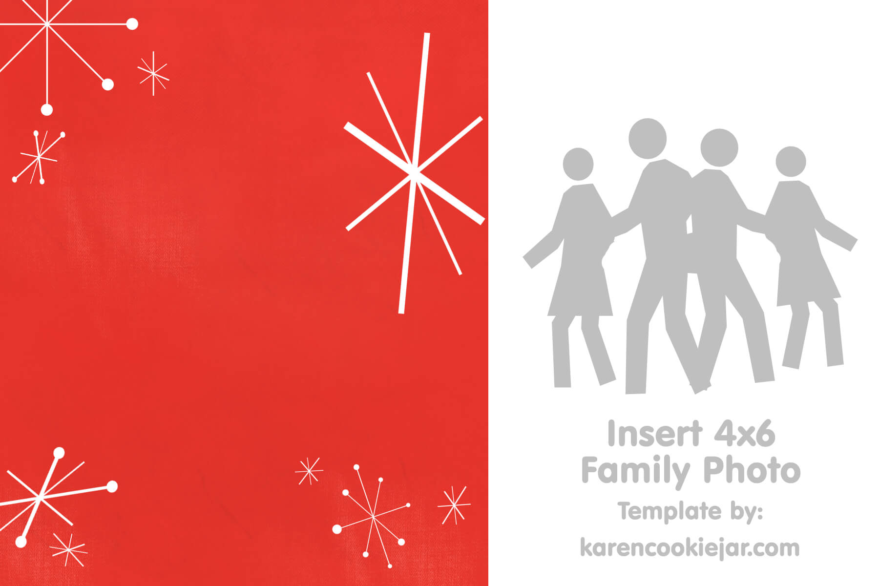 Free Photo Christmas Card Template – Karen Cookie Jar Regarding Blank Christmas Card Templates Free