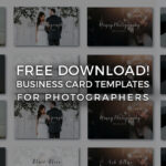 Free Photographer Business Card Templates! - Signature Edits pertaining to Free Business Card Templates For Photographers
