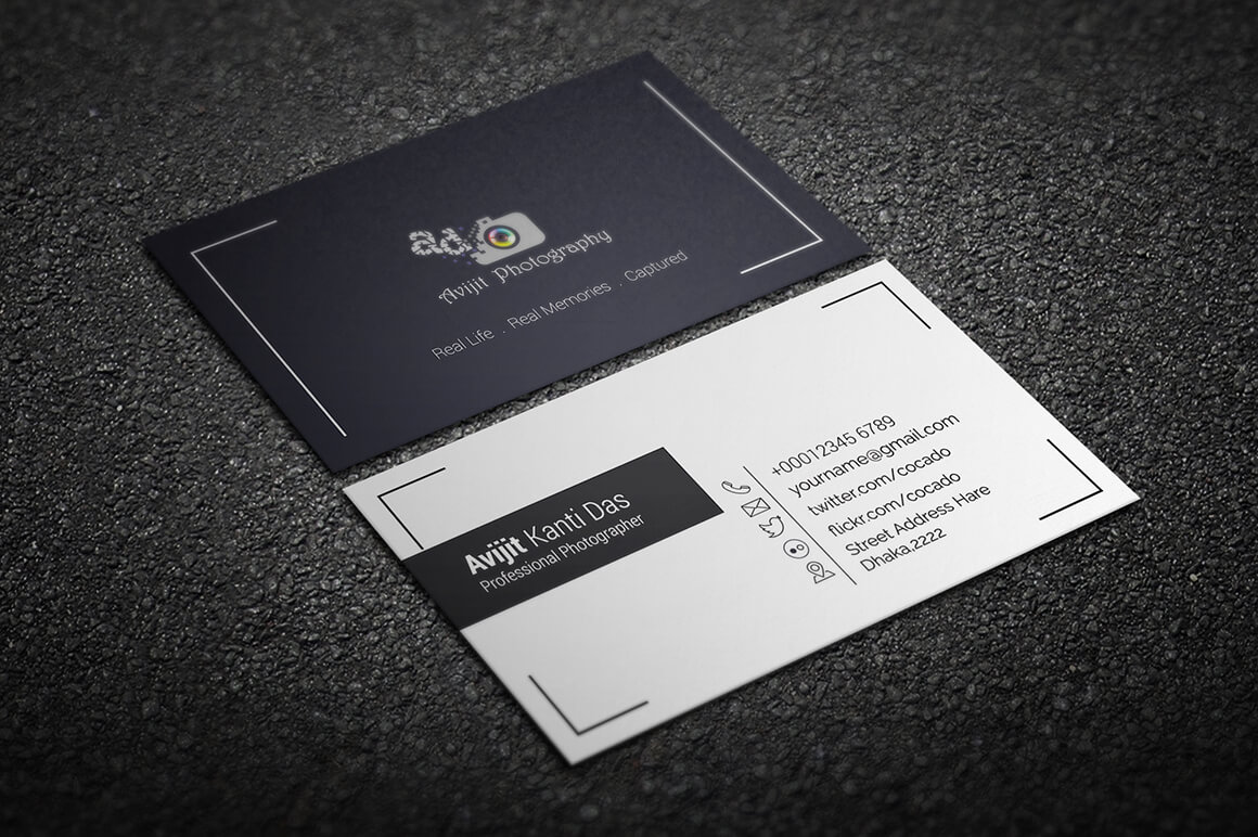 Free Photography Business Card With Regard To Photography Business Card Templates Free Download