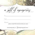 Free Photography Gift Certificate inside Photoshoot Gift Certificate Template