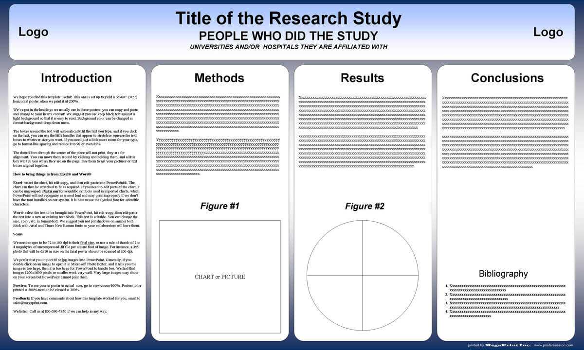 Free Powerpoint Scientific Research Poster Templates For Regarding Powerpoint Poster Template A0