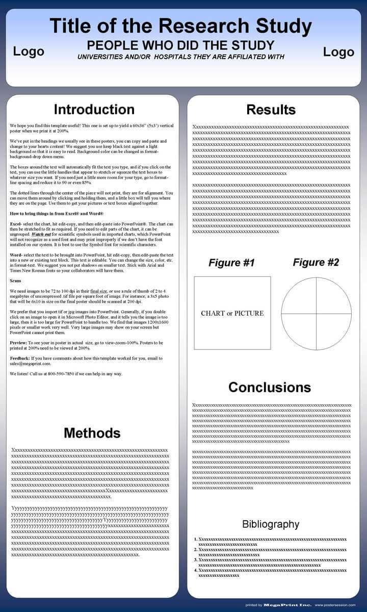 Free Powerpoint Scientific Research Poster Templates For Throughout Powerpoint Academic Poster Template