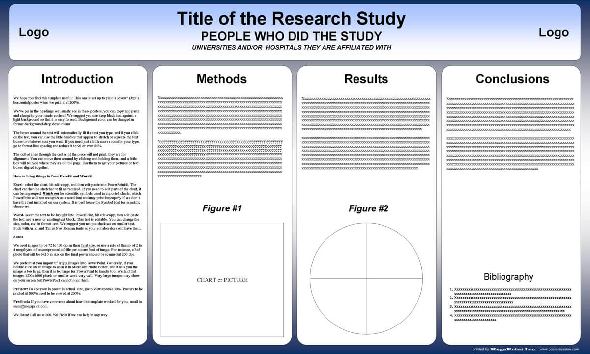 Free Powerpoint Scientific Research Poster Templates For Throughout Powerpoint Presentation Template Size