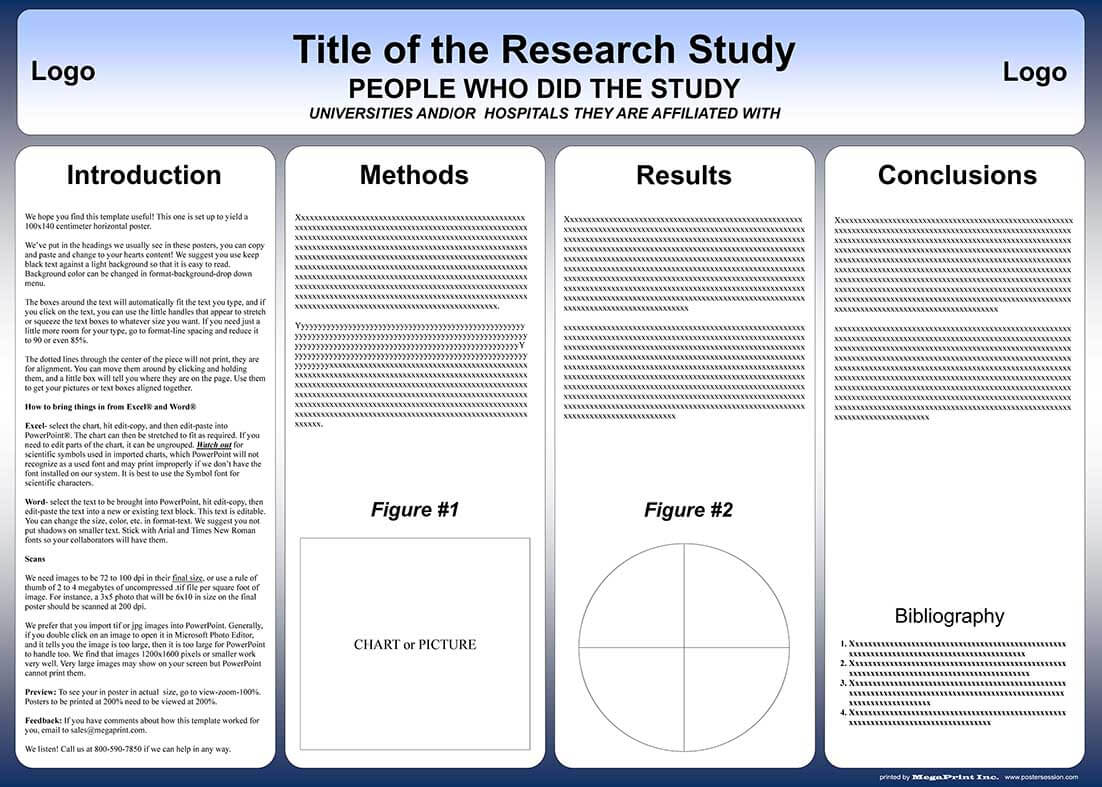 Free Powerpoint Scientific Research Poster Templates For With Powerpoint Academic Poster Template