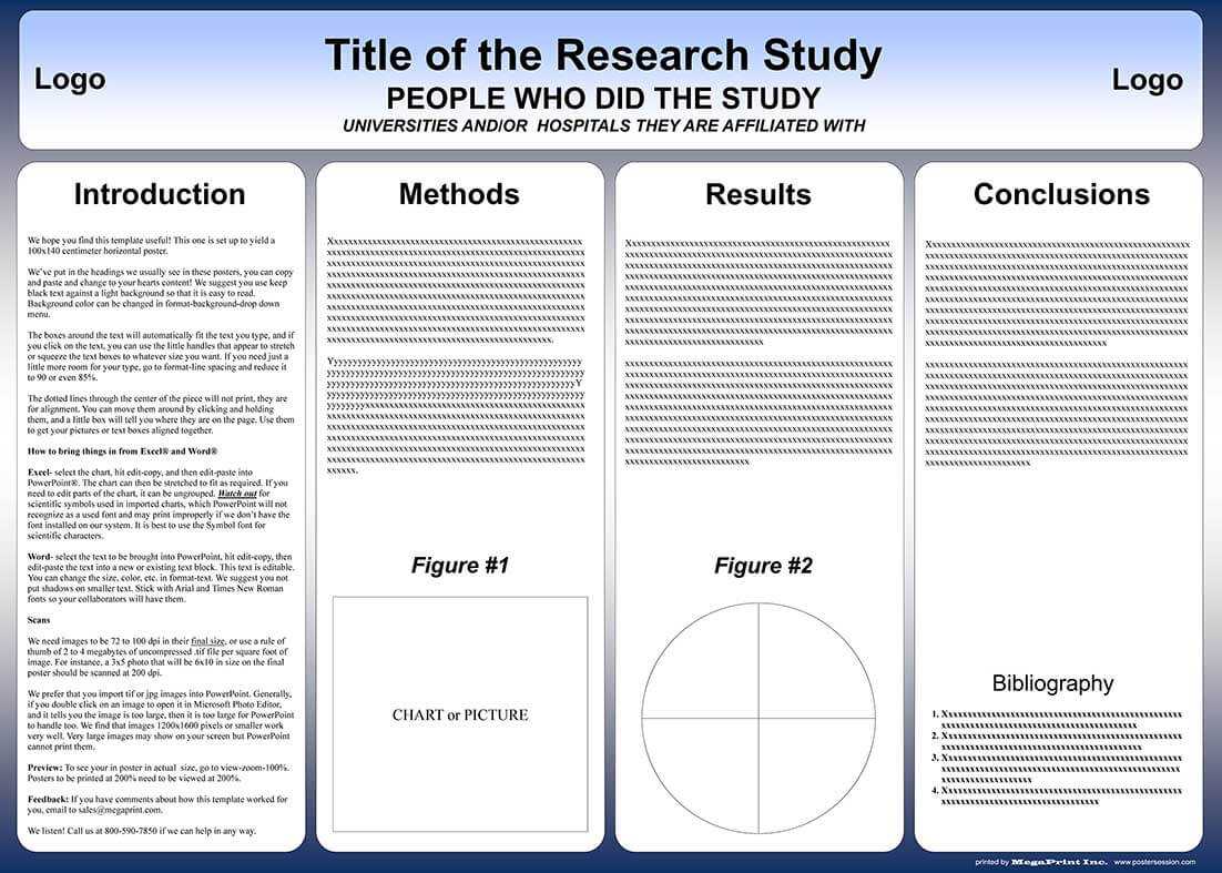 Free Powerpoint Scientific Research Poster Templates For With Powerpoint Academic Poster Template