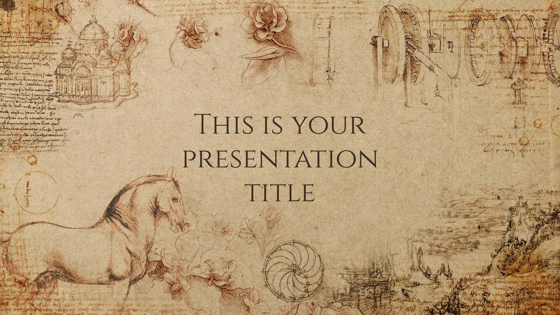 Free Powerpoint Template Or Google Slides Theme With Pertaining To World War 2 Powerpoint Template