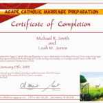 Free Premarital Counseling Certificate Of Completion Throughout Premarital Counseling Certificate Of Completion Template