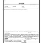 Free Print Contractor Proposal Forms | Construction Proposal For Free Construction Proposal Template Word