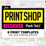 Free Print Shop Templates For Local Printing Services For Template For Cards To Print Free