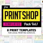 Free Print Shop Templates For Local Printing Services For Template For Cards To Print Free