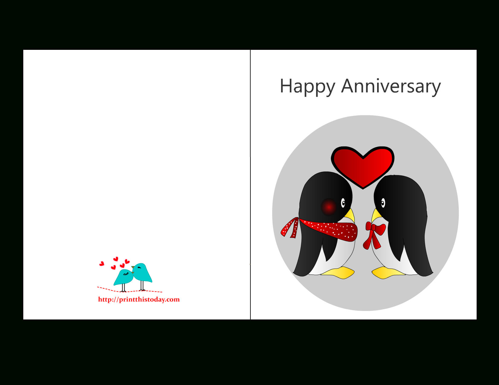 Free Printable Anniversary Cards For Anniversary Card Template Word