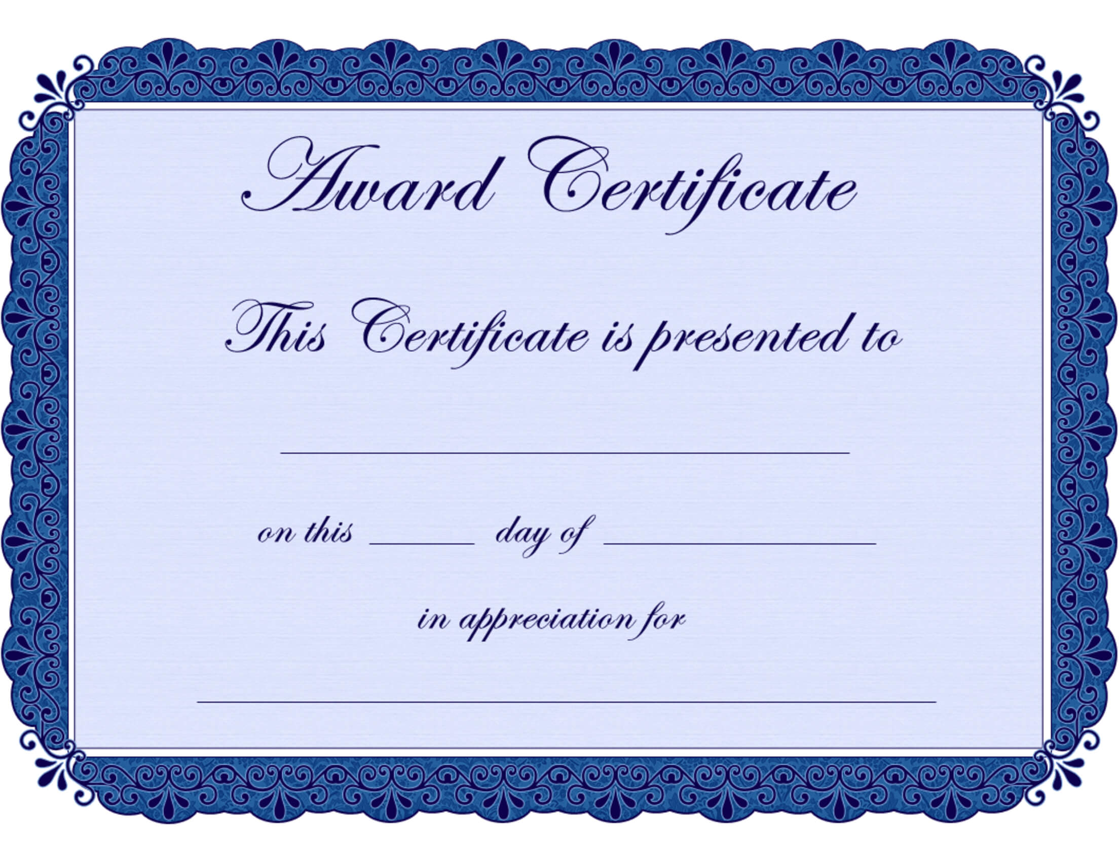 Free Printable Award Certificate Borders |  Award Within Free Funny Award Certificate Templates For Word