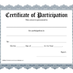 Free Printable Award Certificate Template - Bing Images pertaining to Templates For Certificates Of Participation