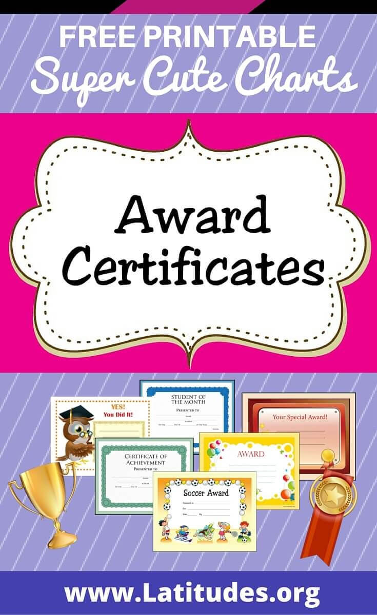 Free Printable Award Certificates For Kids | Homeschool For Sports Day Certificate Templates Free