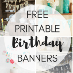 Free Printable Birthday Banners – The Girl Creative With Regard To Diy Banner Template Free