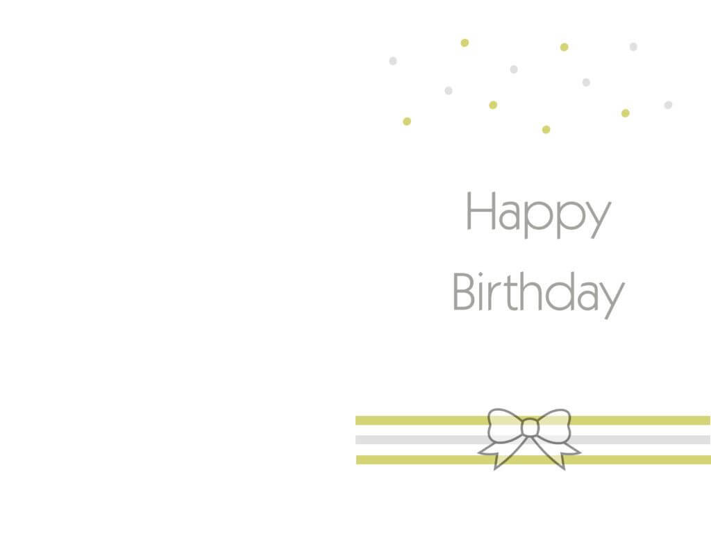 Free Printable Birthday Cards Ideas – Greeting Card Template Inside Template For Cards To Print Free