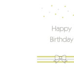 Free Printable Birthday Cards Ideas – Greeting Card Template Throughout Free Printable Blank Greeting Card Templates
