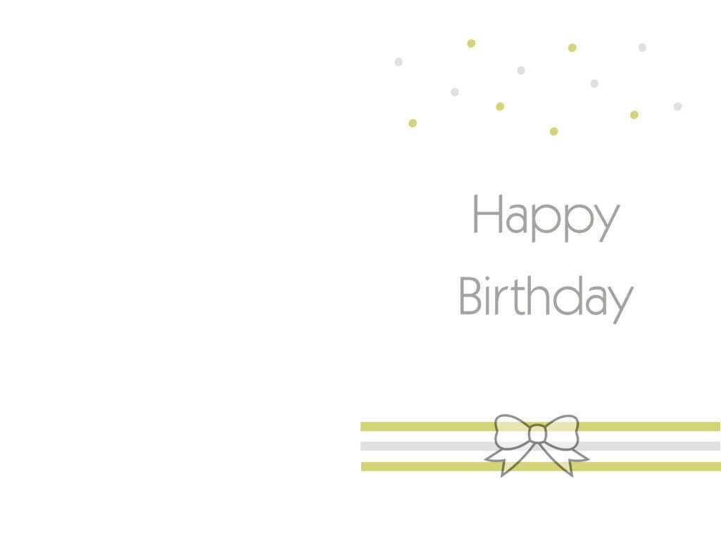 Free Printable Birthday Cards Ideas – Greeting Card Template Throughout Free Printable Blank Greeting Card Templates