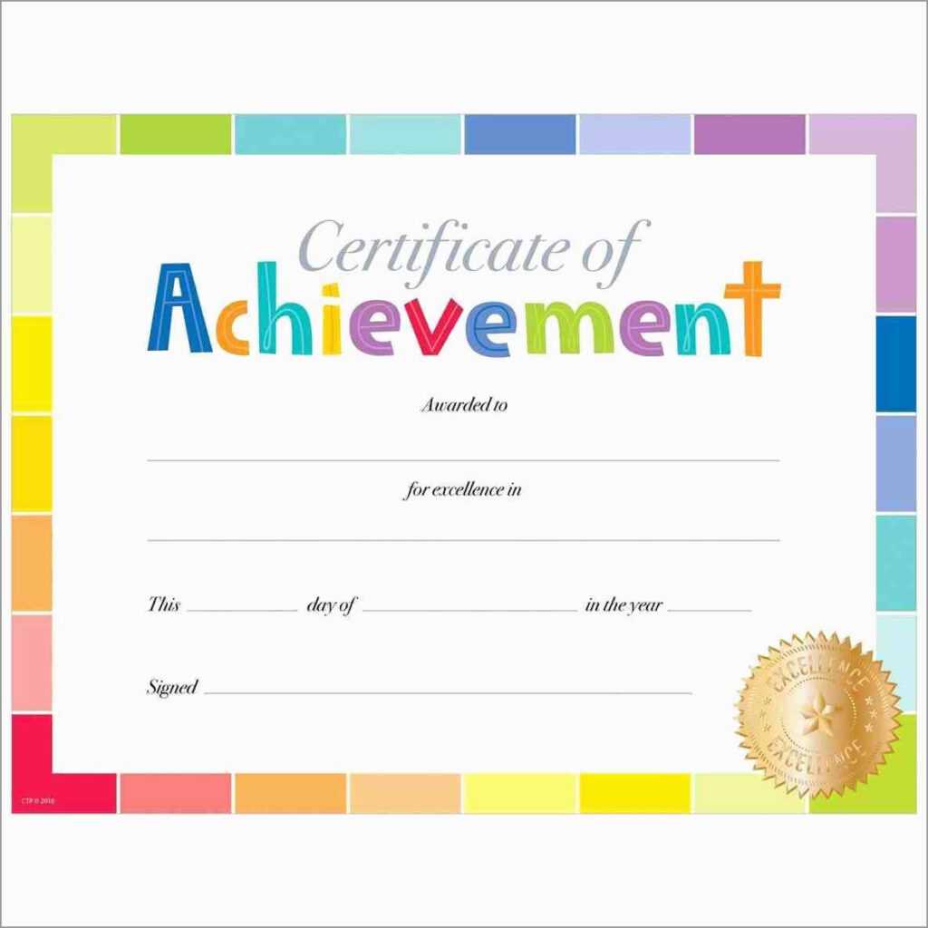 Blank Award Certificate Template Kid Award Certificates And Book Gambaran