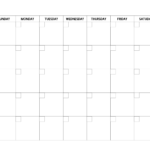 Free Printable Blank Calendar Template – Paper Trail Design Intended For Full Page Blank Calendar Template