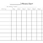 Free Printable Blank Charts | Printable Blank Charts Image Intended For Blank Reward Chart Template