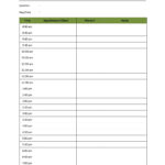 Free Printable Blank Daily Calendar | 181D Daily Appointment Pertaining To Medical Appointment Card Template Free