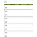 Free Printable Blank Daily Calendar | 181D Daily Appointment Regarding Appointment Sheet Template Word