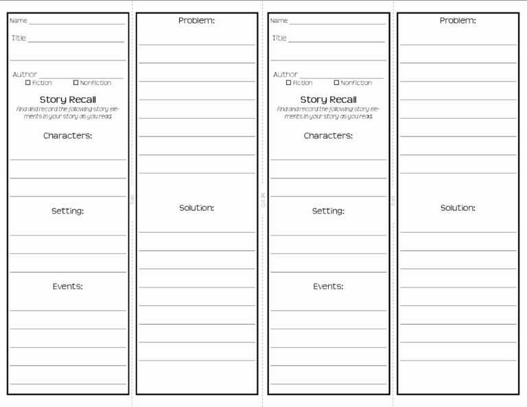 Free Printable Bookmarks Templates And Bookmark Template To within Free ...