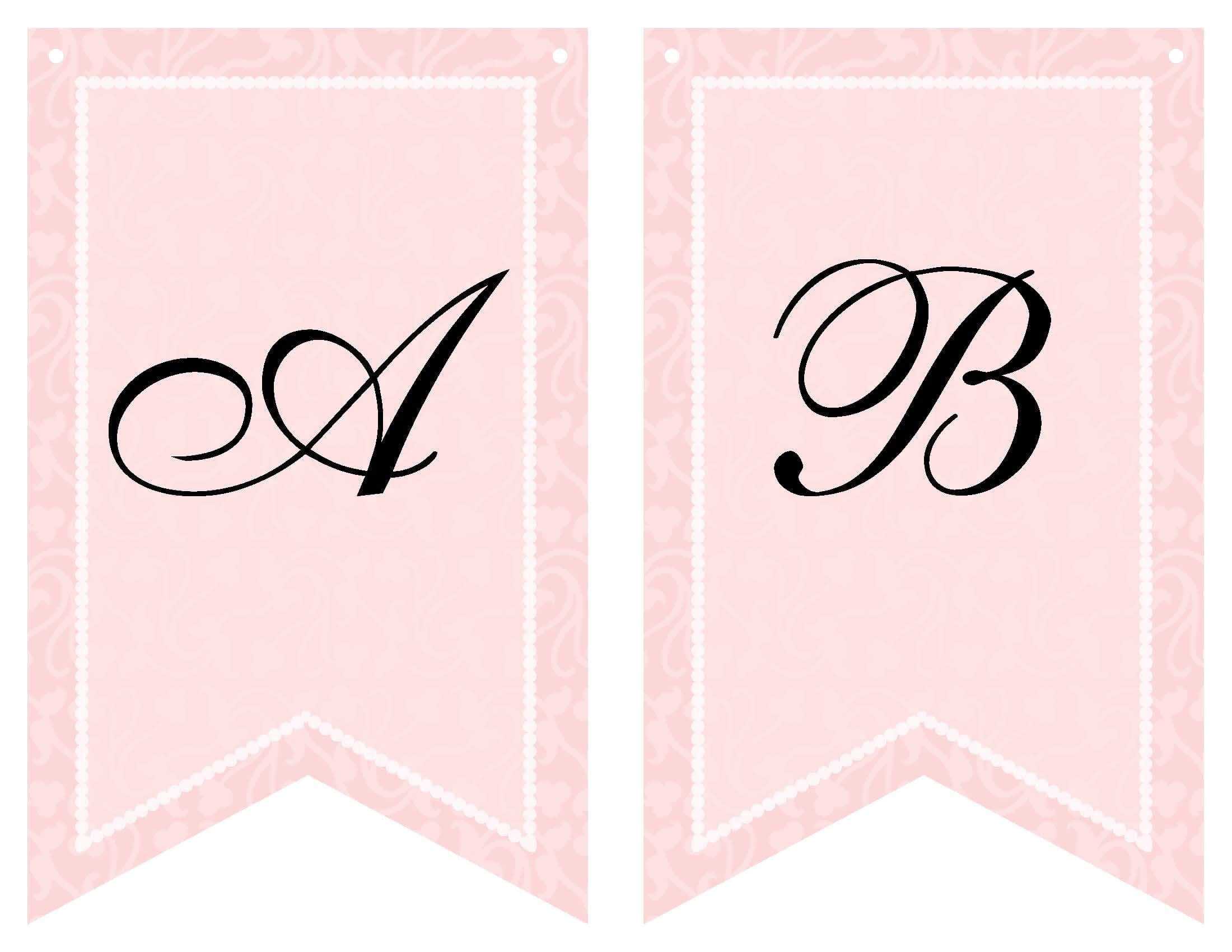 Free Printable Bridal Shower Banner | Vow Renewal | Bridal in Bride To Be Banner Template