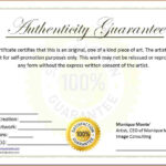 Free Printable Certificate Of Authenticity Templates | Mult Inside Certificate Of Authenticity Photography Template
