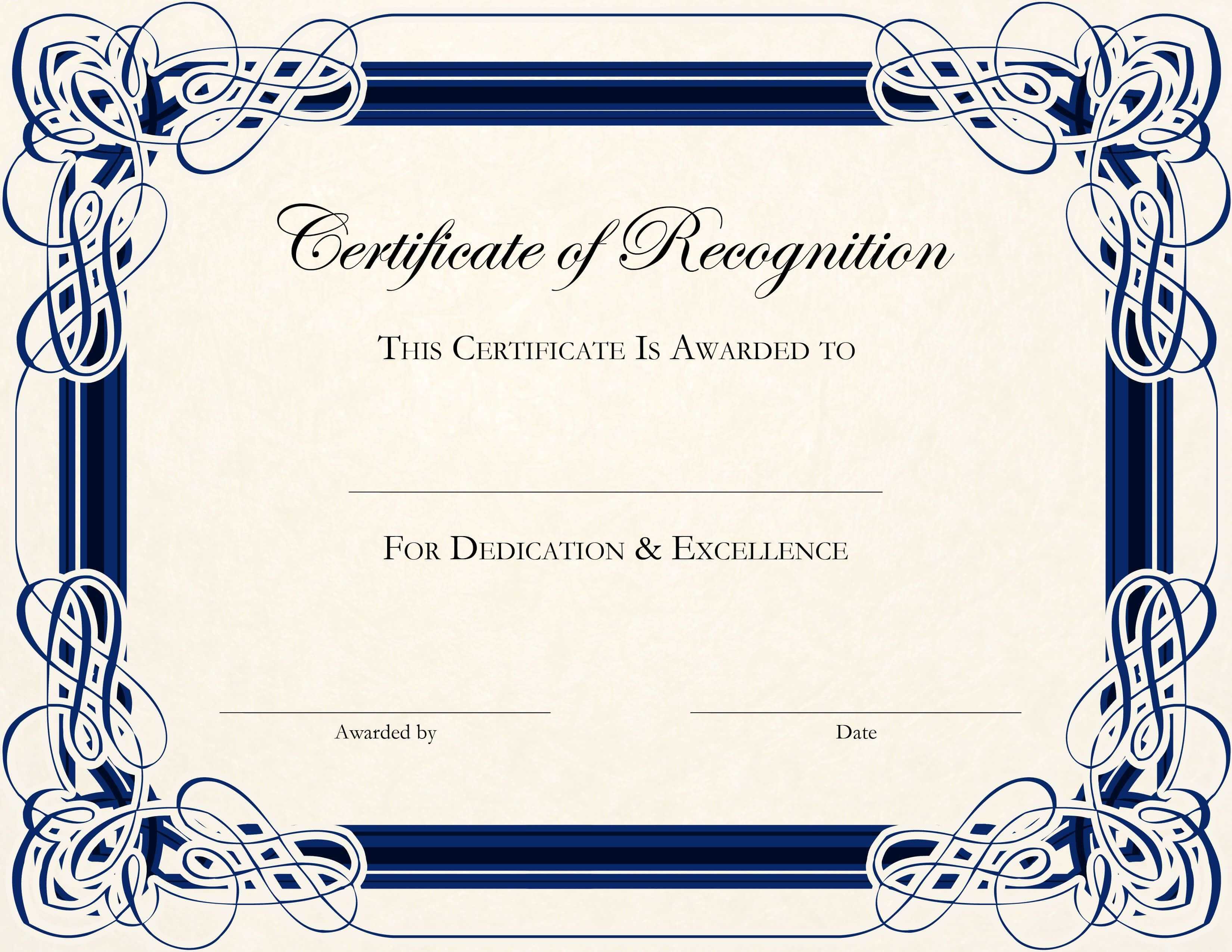 Free Printable Certificate Templates For Teachers For Best Teacher Certificate Templates Free