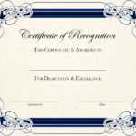 Free Printable Certificate Templates For Teachers intended for Free Template For Certificate Of Recognition