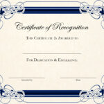 Free Printable Certificate Templates For Teachers Pertaining To Generic Certificate Template