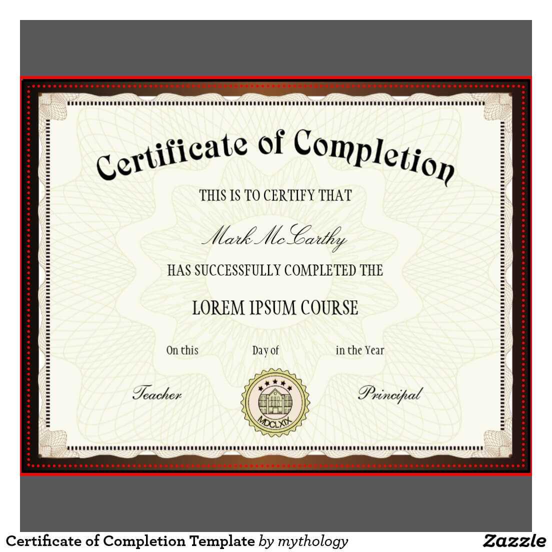 Free Printable Certificates | Certificate Templates In Certificate Of Completion Template Free Printable