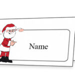 Free Printable Christmas Place Cards And Place Card inside Christmas Table Place Cards Template