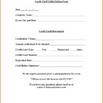 Free Printable Credit Card Authorization Form | Mult Igry In Authorization To Charge Credit Card Template