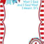 Free Printable Dr Seuss Birthday | Free Printable For Dr Seuss Birthday Card Template